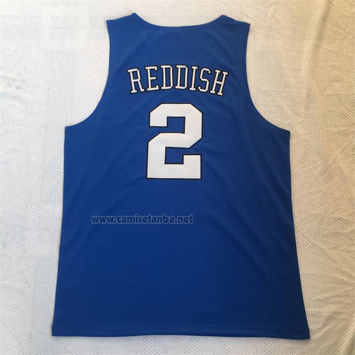 Camiseta NCAA Duke Blue Devils Cam Reddish Azul
